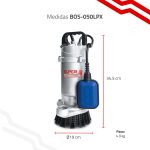 Bomba sumergible 1/2 HP 1 Piso