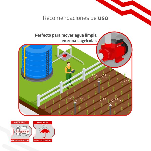 Bomba Periférica 1/2Hp 18m-30lpm