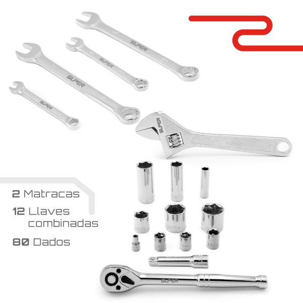 Kit de Herramientas Mecánicas Super - Juego de 178 Piezas