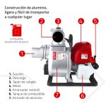 Bomba Autocebante 1.3 HP Motor a gasolina