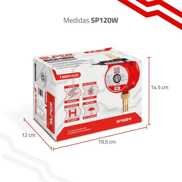 Bomba presurizadora de 120 W