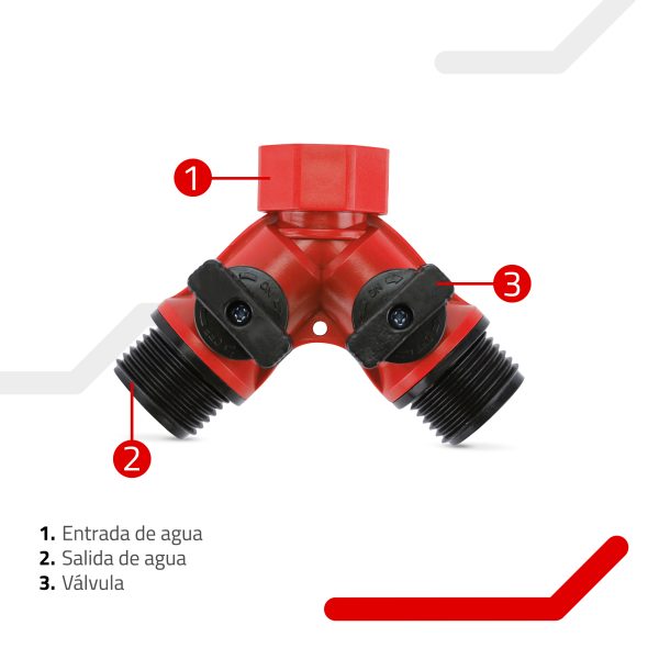 Divisor de Manguera 2 Vías SUPER