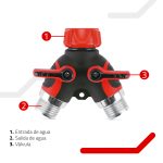 Divisor de Manguera 2 Vías SUPER
