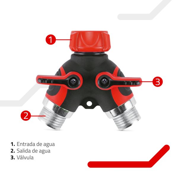 Divisor de Manguera 2 Vías SUPER