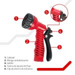 Pistola para Riego 7 Funciones SUPER