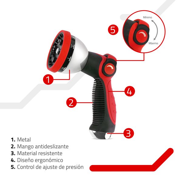 Pistola para Riego 10 Funciones SUPER